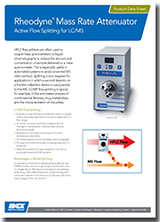 Rheodyne Mass Rate Attenuator