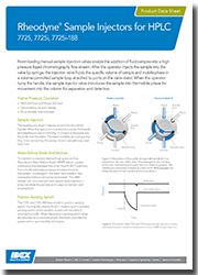 Rheodyne Sample Injectors for HPLC