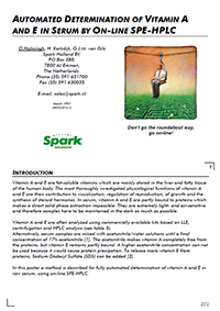 Determination of Vitamin A and E in Serum